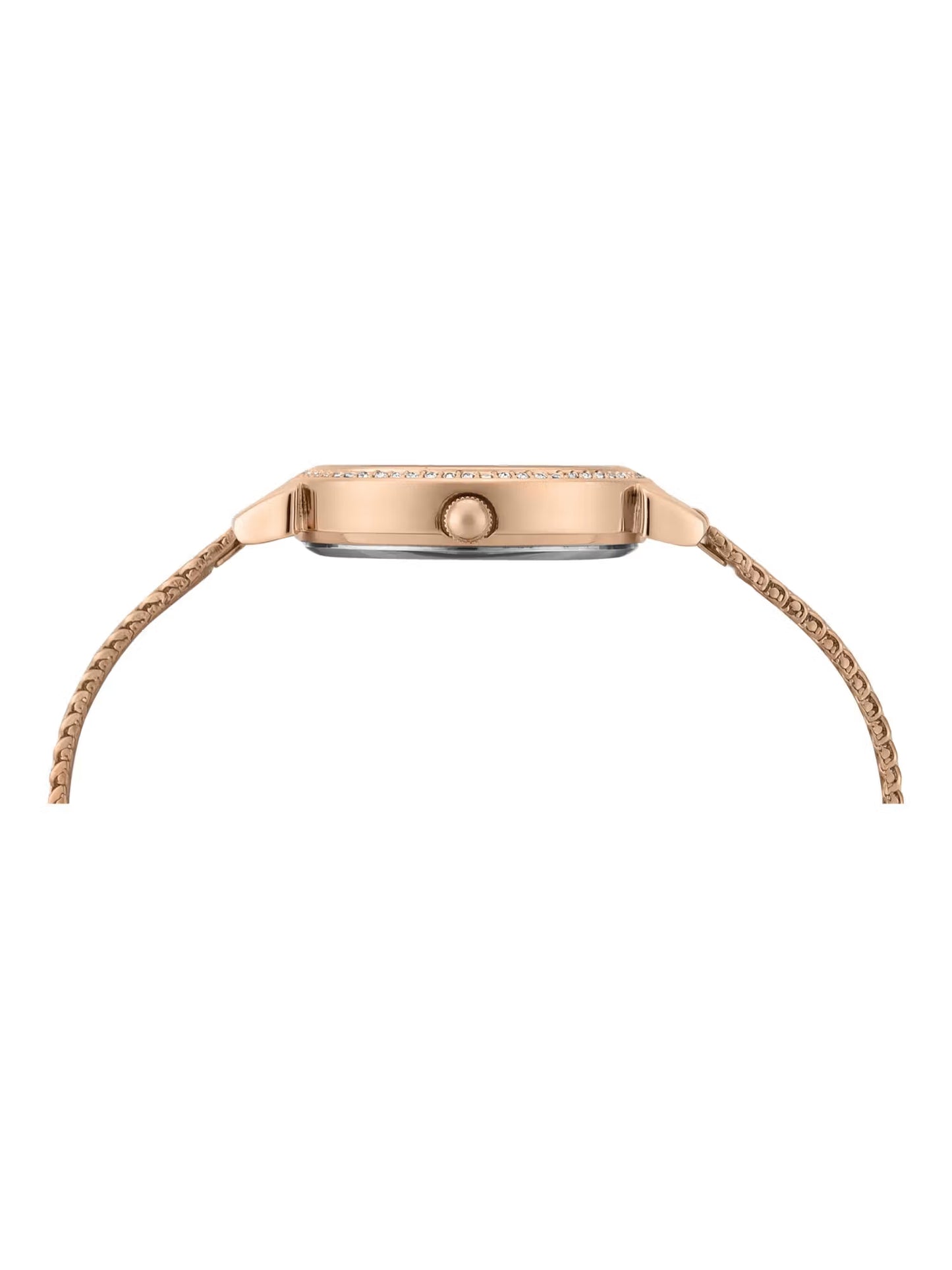 Timex Trendline Women Quartz Rose Gold Dial Analog Stainless Steel Watch TWEL22304