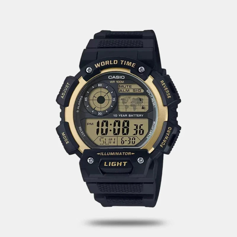 Casio Youth Series Digital Grey Dial Men's Watch - AE-1400WH-9AVDF(D151)