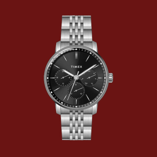 TIMEX Trendline Round 41mm Black Dial Analog Watch - For Men TWEG25406