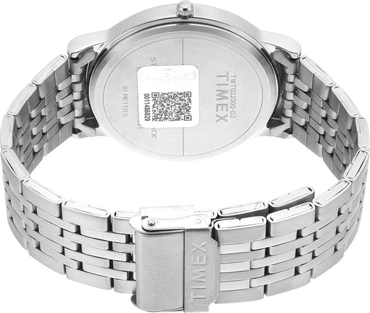 TIMEX Trendline Round 42mm Silver Dial Analog Watch - For Men TWTG12000