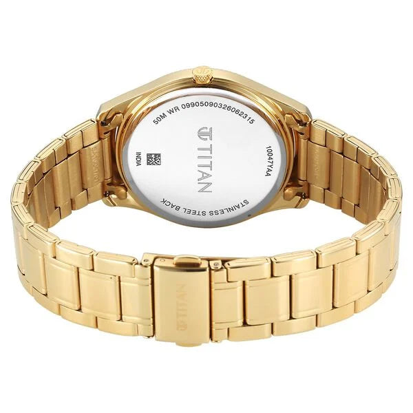 Titan Regalia Allure Classic Day-Date Men's Dress Watch 10047ym01 Men's Watch