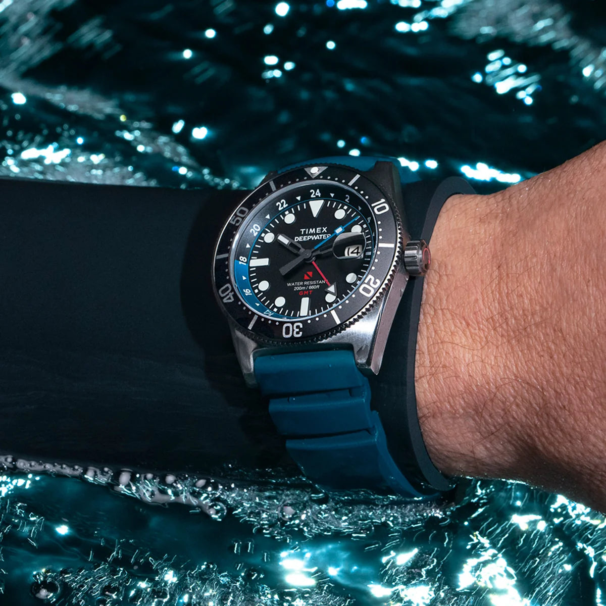 Deepwater Reef 200 41mm Synthetic Rubber Strap Watch TW2W74600