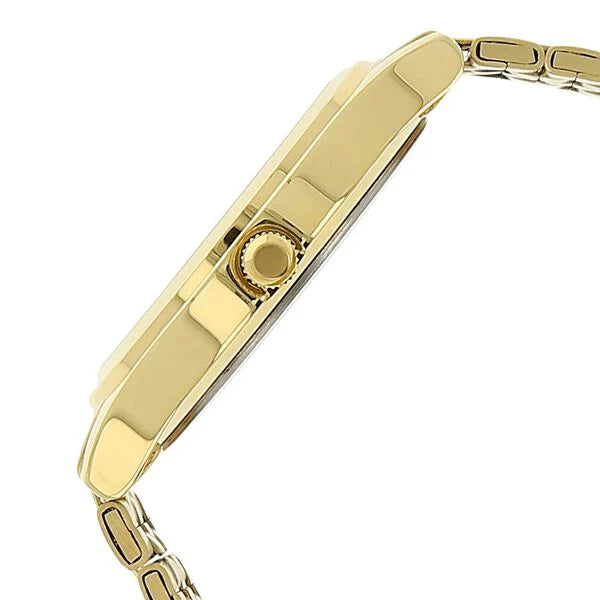 Titan Quartz Analog Champagne Dial Stainless Steel Strap Watch for Men nr1648ym02