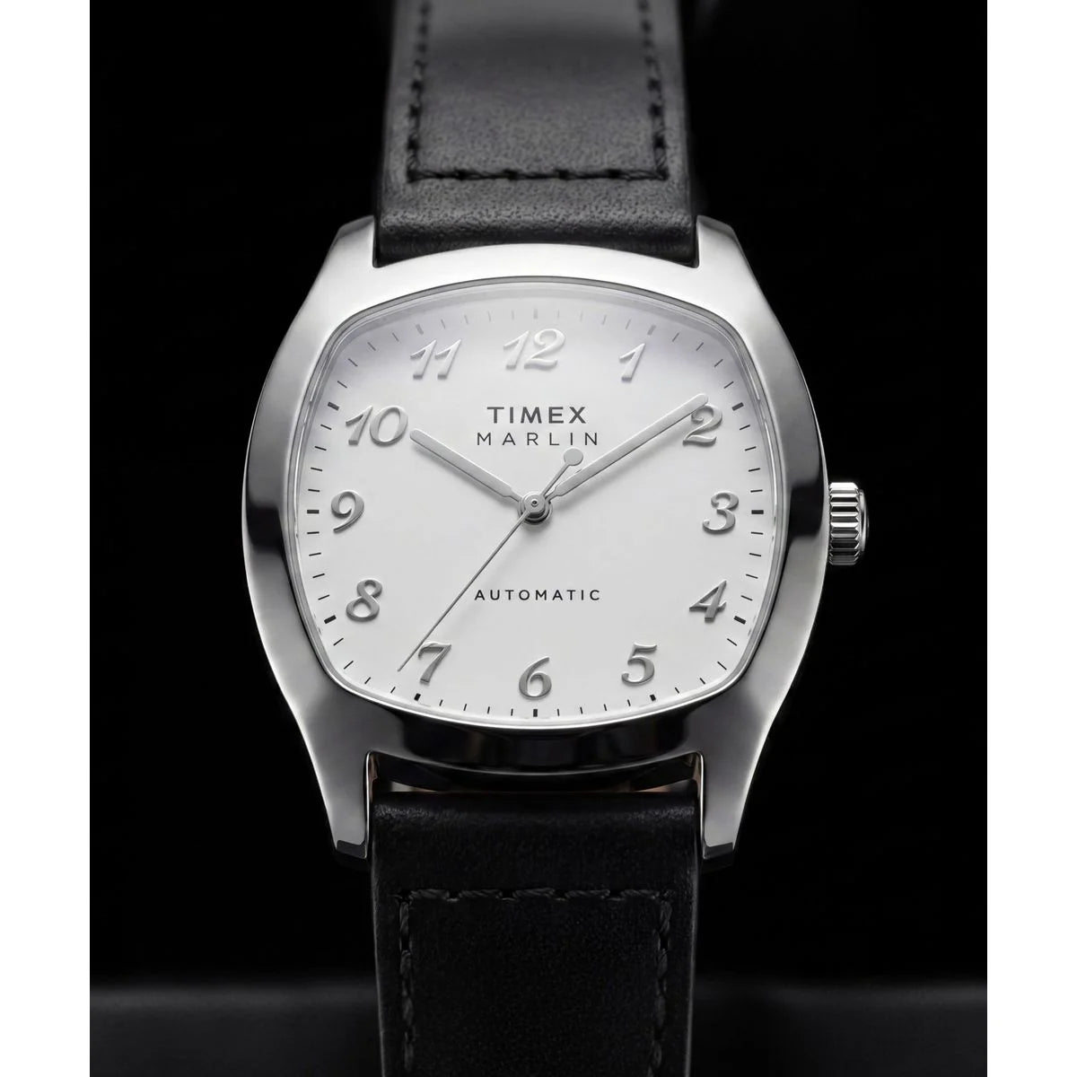 Timex Marlin Tonneau 36mm White Dial Mechanical Automatic Men Watch - TW2Y84300IK