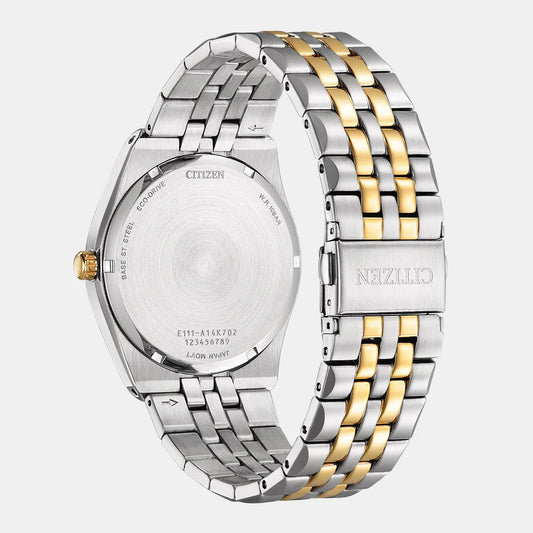 Citizen Corso Eco-Drive Men Green Dial Analog Stainless Steel Watch BM7339-89X