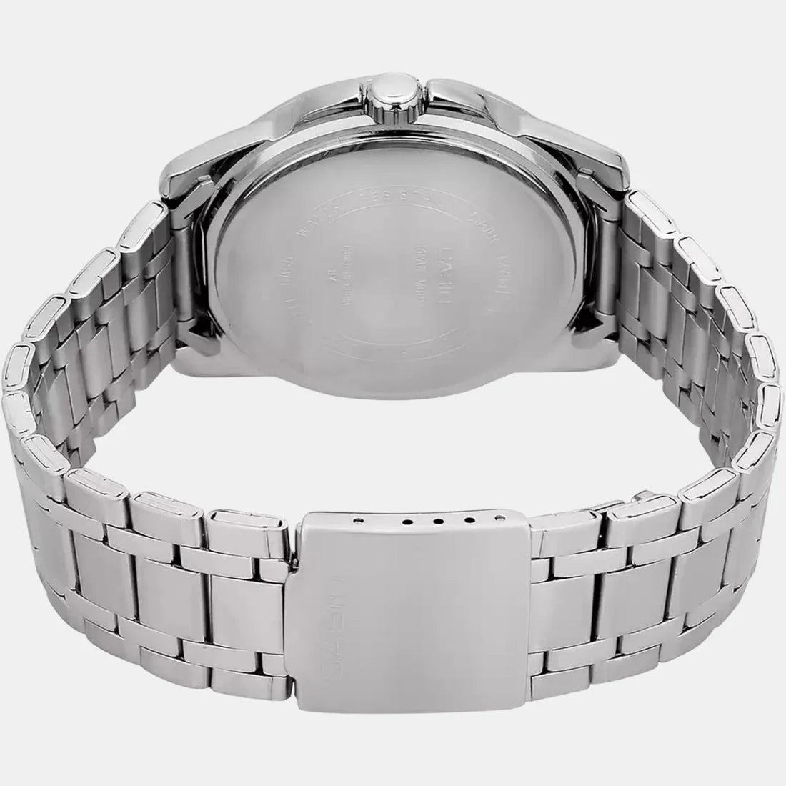 Casio Enticer Men Quartz Blue Dial Analog Stainless Steel Watch A551