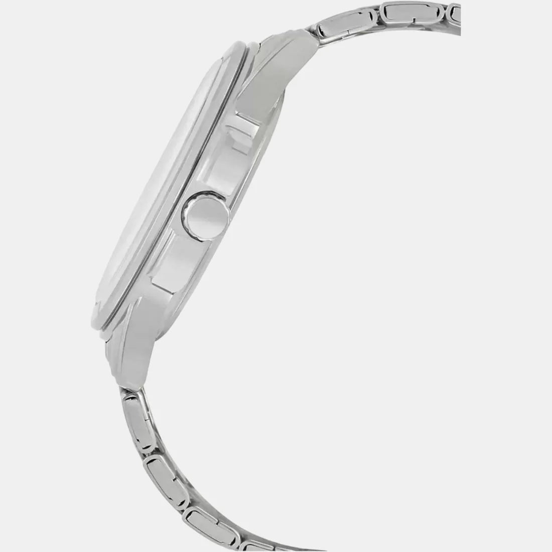 Casio Enticer Men Quartz White Dial Analog Stainless Steel Watch A552