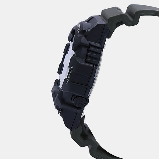 Casio Youth Men Quartz Black Dial Analog-Digital Resin Watch D155