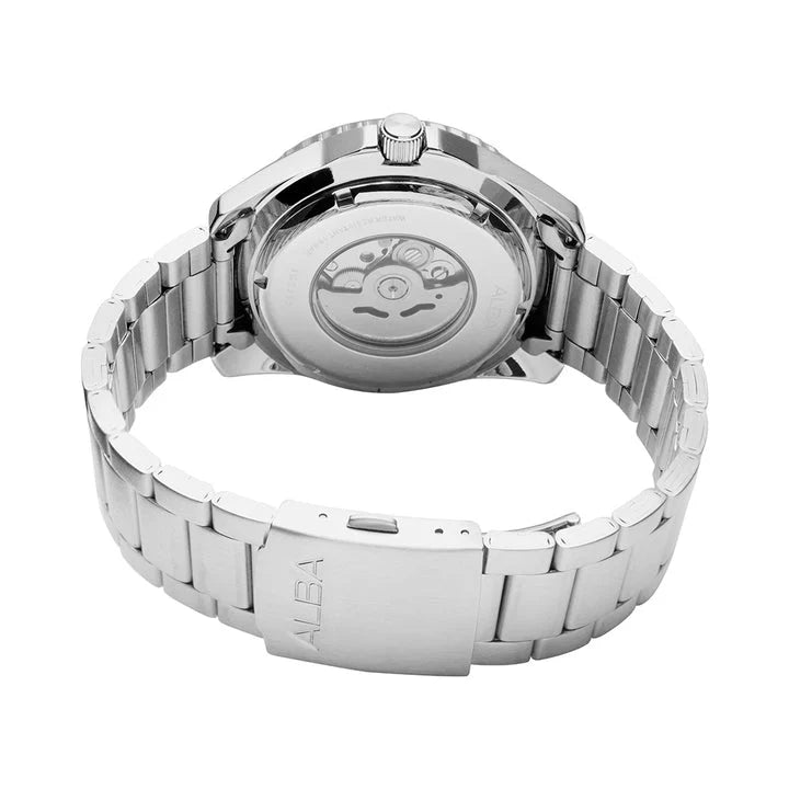 ALBA AL4579X1 Blue Patterned Dial Automatic Watch