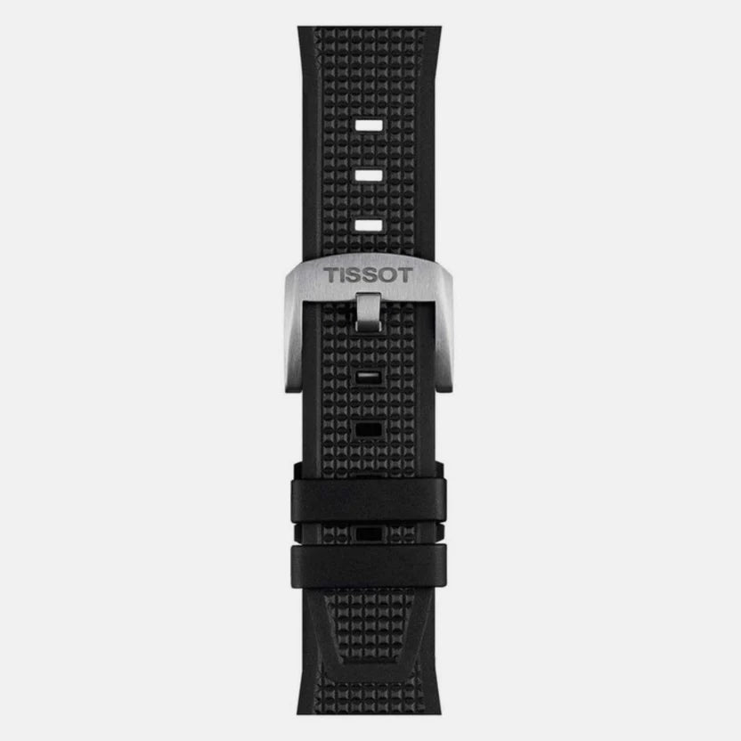 Tissot PRX Men Quartz Black Dial Analog Rubber Watch T1374101705100