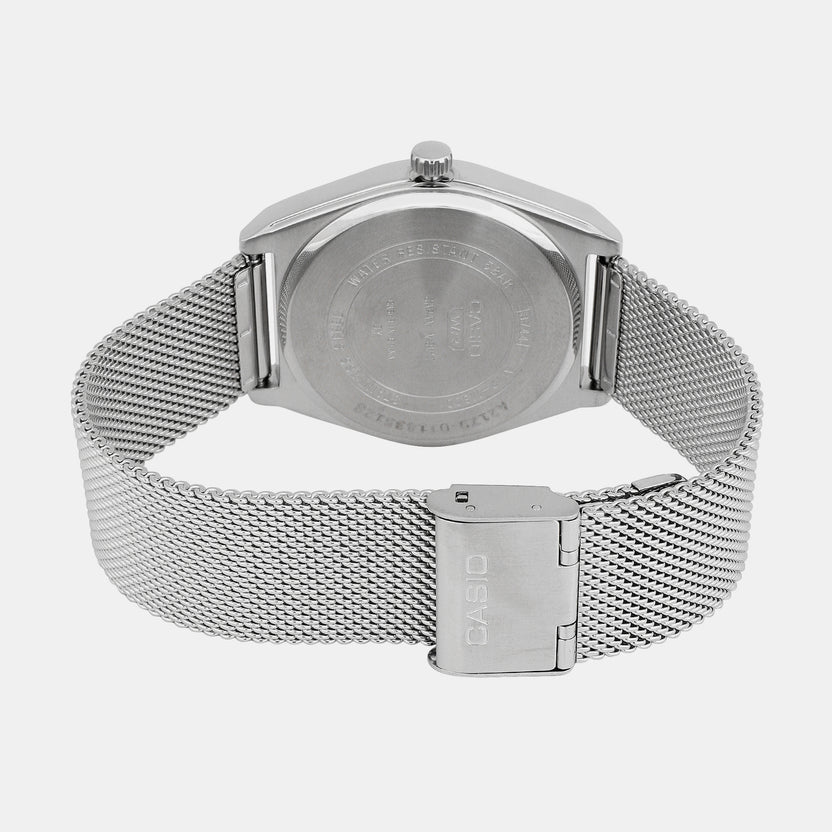 Enticer Men Quartz Blue Dial Chronograph Mesh Watch A2179