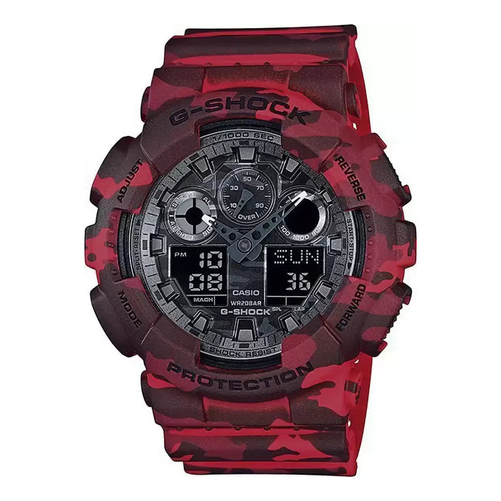 Casio G-Shock Analog-Digital Grey Dial Men's Watch - GA-100CM-4ADR (G579)