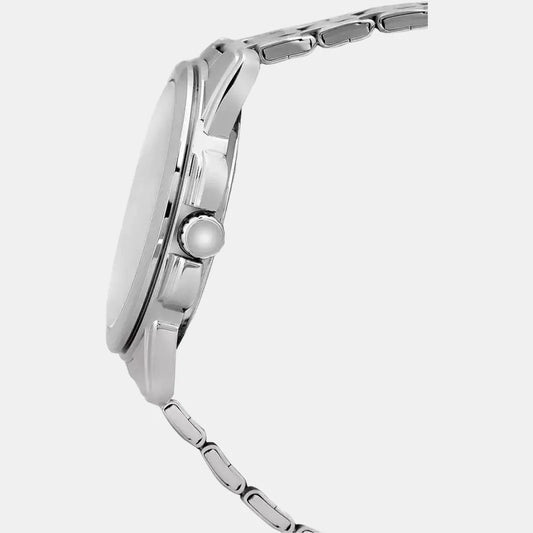 Casio Enticer Men Quartz Blue Dial Analog Stainless Steel Watch A551