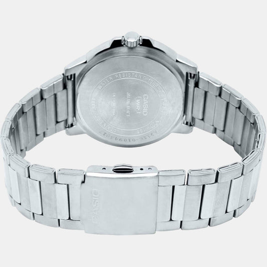 Enticer Men Quartz Black Dial Analog Stainless Steel Watch A2117