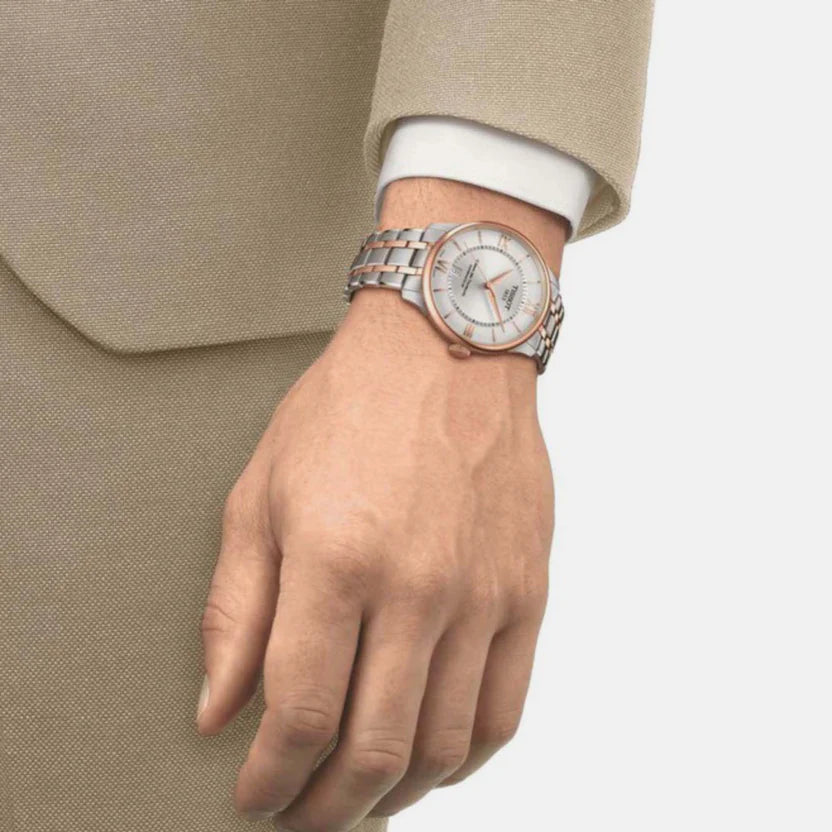 Tissot Chemin Des Tourelles Men Automatic Silver Dial Analog Stainless steel Watch T1398072203800