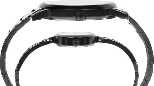 TIMEX Trendline Round 39mm Black Dial Analog Watch - For Couple TW00PR264