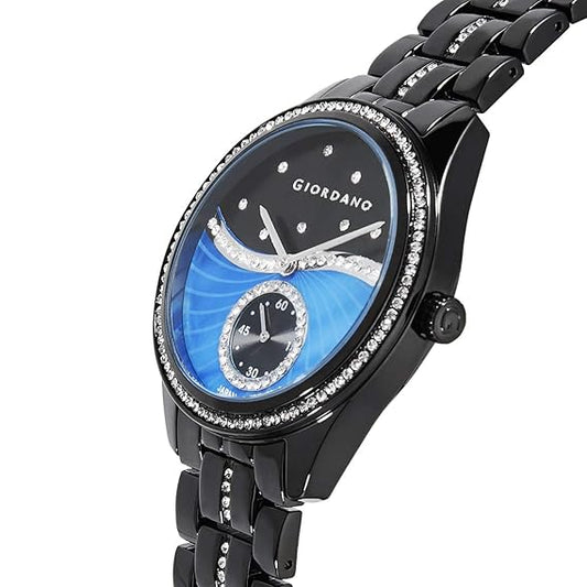 Giordano Analogue Black Dial Women's Watch GD-2026-33