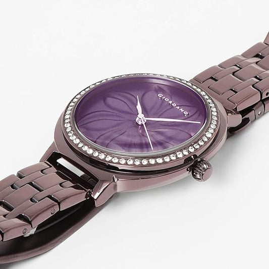 Giordano Analog Purple Dial Women's Watch GD-2039-11