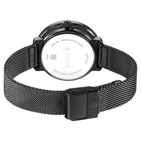 Titan Workwear Mother Of Pearl Dial Stainless Steel Strap Watch for Women nt2651qm04