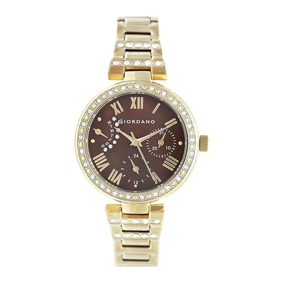 Giordano Multi Function Brown Dial Women's Watch 2959-44