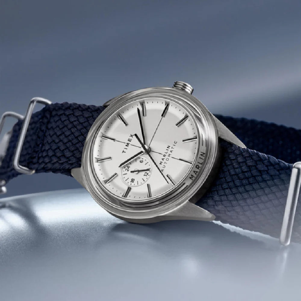 TIMEX Marlin Jet Automatic 38mm Fabric Strap Watch - TW2V72300U9