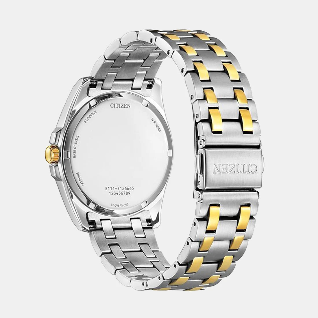Citizen Eco-Drive Men Silver Dial Analog Stainless Steel Watch BM7534-59A