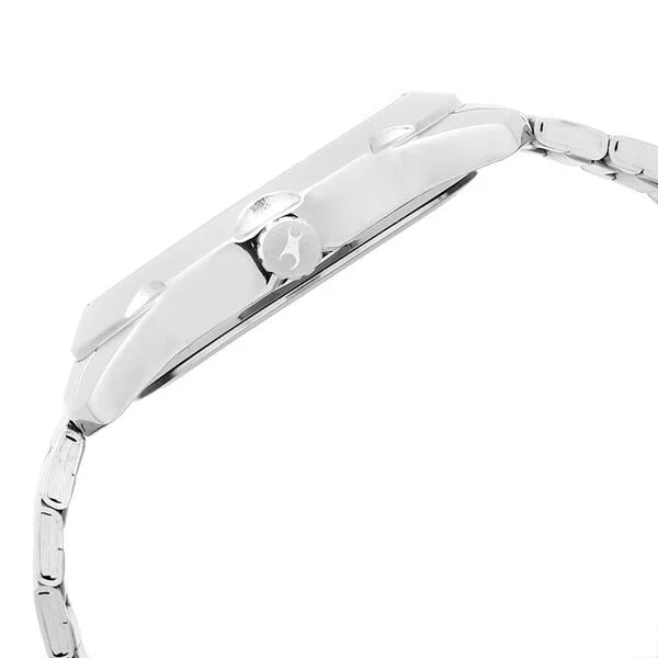 Fastrack Road Trip Quartz Analog White Dial Stainless Steel Strap Watch for Guys NM3123SM05