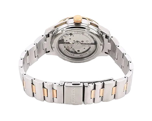 Citizen Mechanical Automatic Analog White Dial Women's Watch-PC1008-89A
