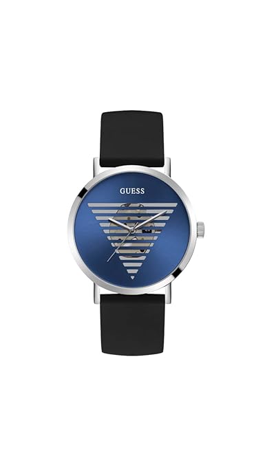 Guess Silicone Analog Blue Dial Men Watch-Gw0503G2