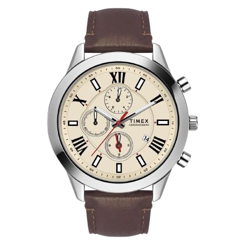 TIMEX Analog Watch for Men with Round Dial & Water Resistant Man's Wrist Watches - TWEG18510