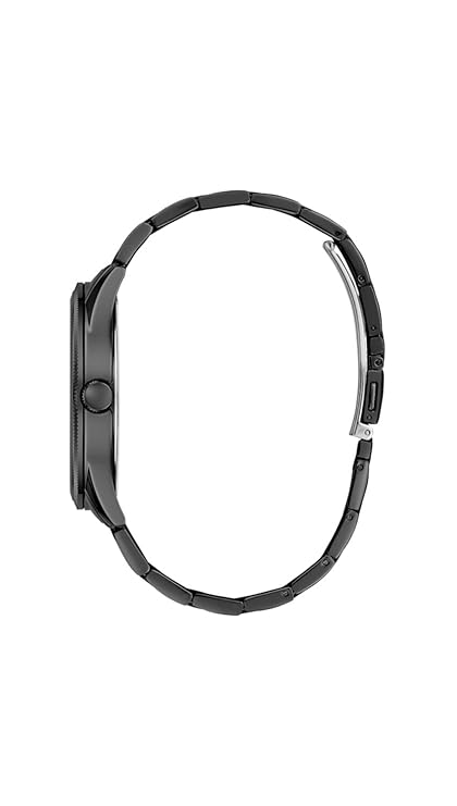 GUESS Men Black Round Stainless Steel Dial Analog Watch- GW0626G3