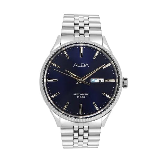 Alba AL4237X1 Blue Dial Silver Strap Automatic Watch