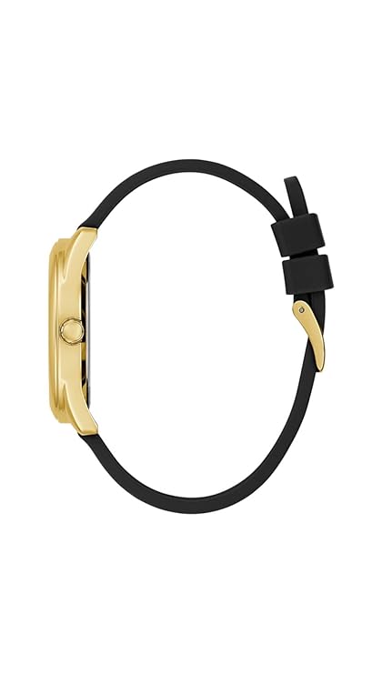 GUESS Women Champagne Round Stainless Steel Dial Analog Watch- GW0665L1