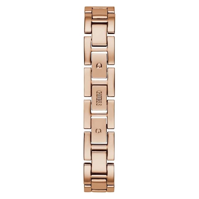 Guess Tri Luxe Collection Analog Rose Gold Dial Women's Watch-GW0474L3