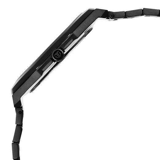 Titan Classic Slim Quartz Analog with Date Black Dial Stainless Steel Strap Watch for Men-90167NM01/NT90167NM01