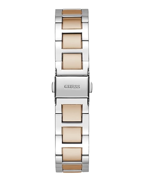 GUESS Analog Gold Dial Women's Watch-GW0404L3 Stainless Steel, Multicolor Strap
