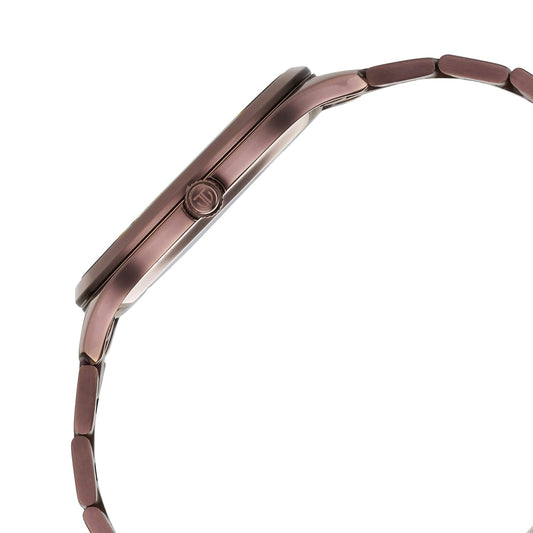 Titan Classique Slimline Brown Dial Analog with Day and Date Stainless Steel Strap Watch for Men-NS90142QM05/NT90142QM05