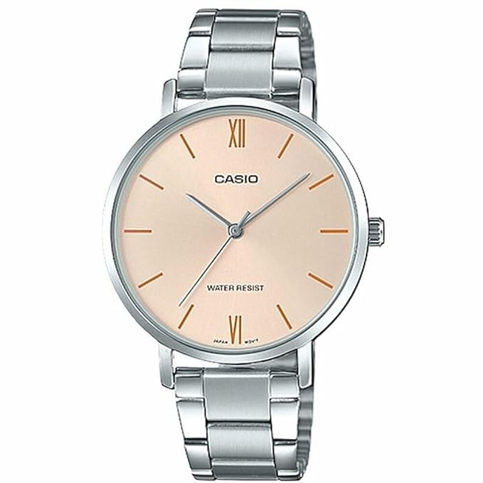 Casio Analog Pink Dial Women's Watch-LTP-VT01D-4BUDF (A1624)
