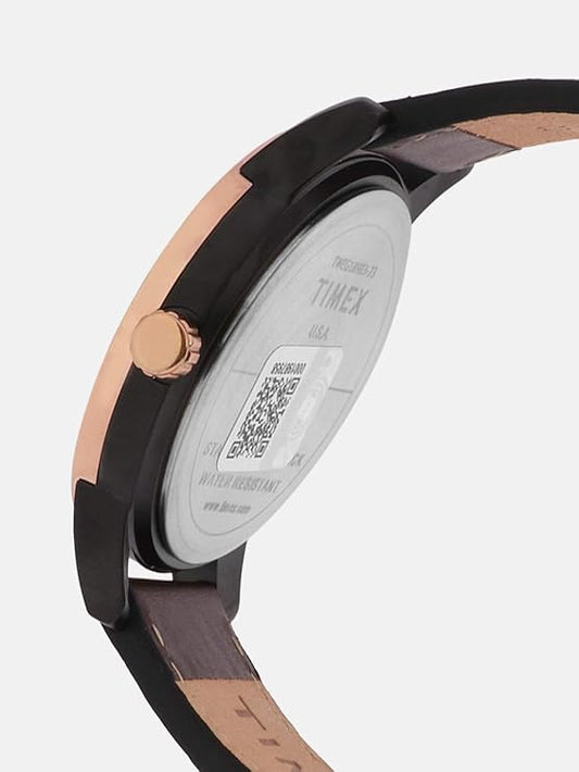 TIMEX Trendline Round 44mm Brown Dial Analog Watch - For Men TWEG18903