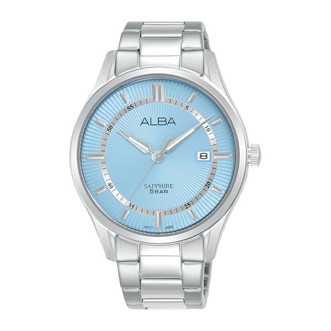 Alba AS9R21X1 Asterix Light Blue Dial Watch