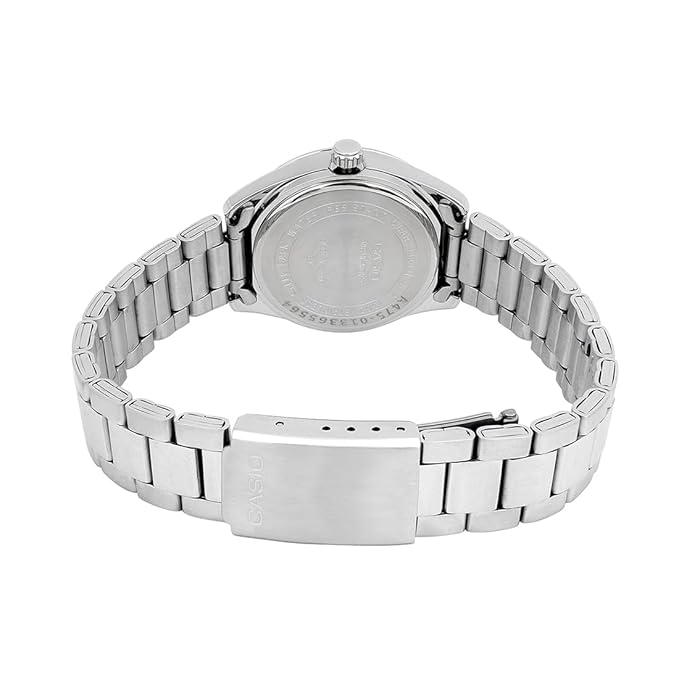 Casio Enticer Women Quartz White Dial Analog Stainless Steel Watch A475