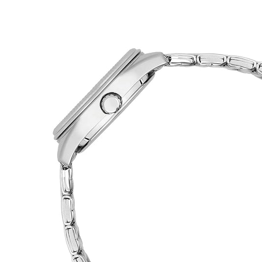 Casio Enticer Women Quartz White Dial Analog Stainless Steel Watch A475