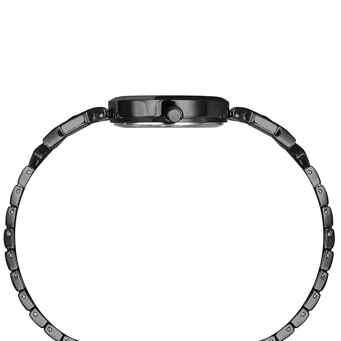 TIMEX Fria Women Quartz Black Dial Analog Brass Watch TWEL18303