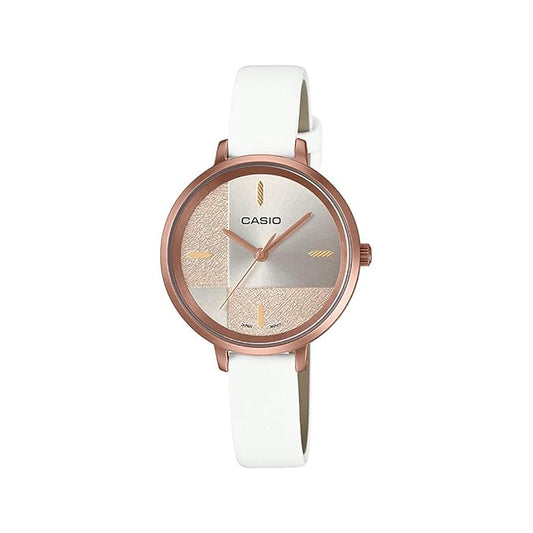 Casio Enticer Lady's Analog Silver Dial Women's Watch - LTP-E152RL-9EDF (A1405)