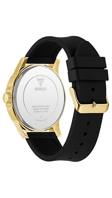 Guess Badge Black Round Dial Analog Men's Watch - GW0916G1