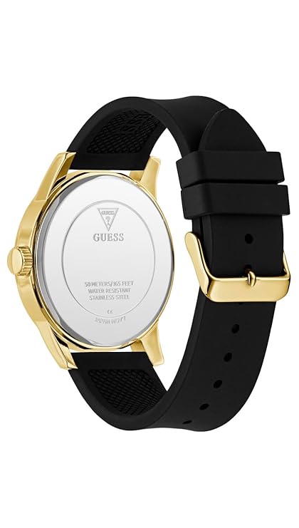 Guess Badge Black Round Dial Analog Men's Watch - GW0916G1
