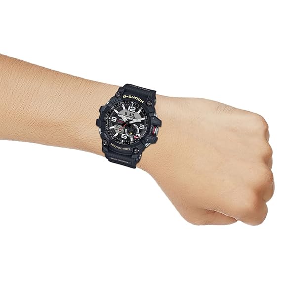 Casio G-Shock GG-1000-1ADR Analog-Digital Black Dial Men Watch Black Resin Strap G660