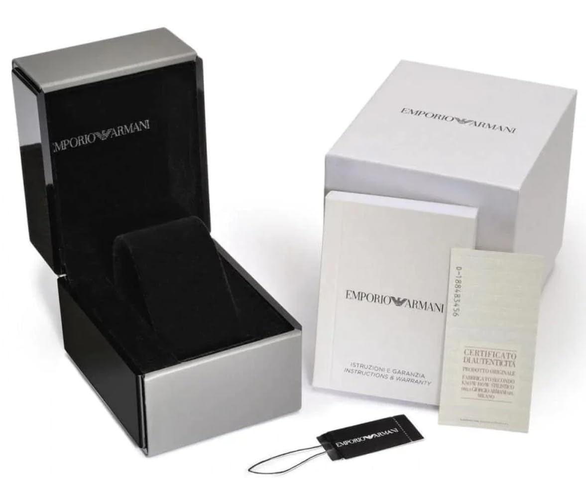 Emporio Armani Gianni T-bar Analog White Dial Women's Watch - AR1908