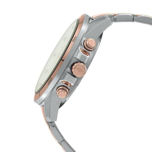 Casio Edifice Chronograph Steel Gold Dial Men's Watch - EFR-526SG-7A5VUDF(EX272)