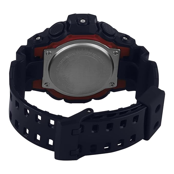 Casio G-Shock GA-700RGB-1ADR Multi-Coloured Analog-Digital Dial Black Resin Strap Men's Watch Shock and 200M Water Resistant G1369
